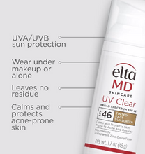 Load image into Gallery viewer, EltaMD UV Clear (SPF 46)- Tinted
